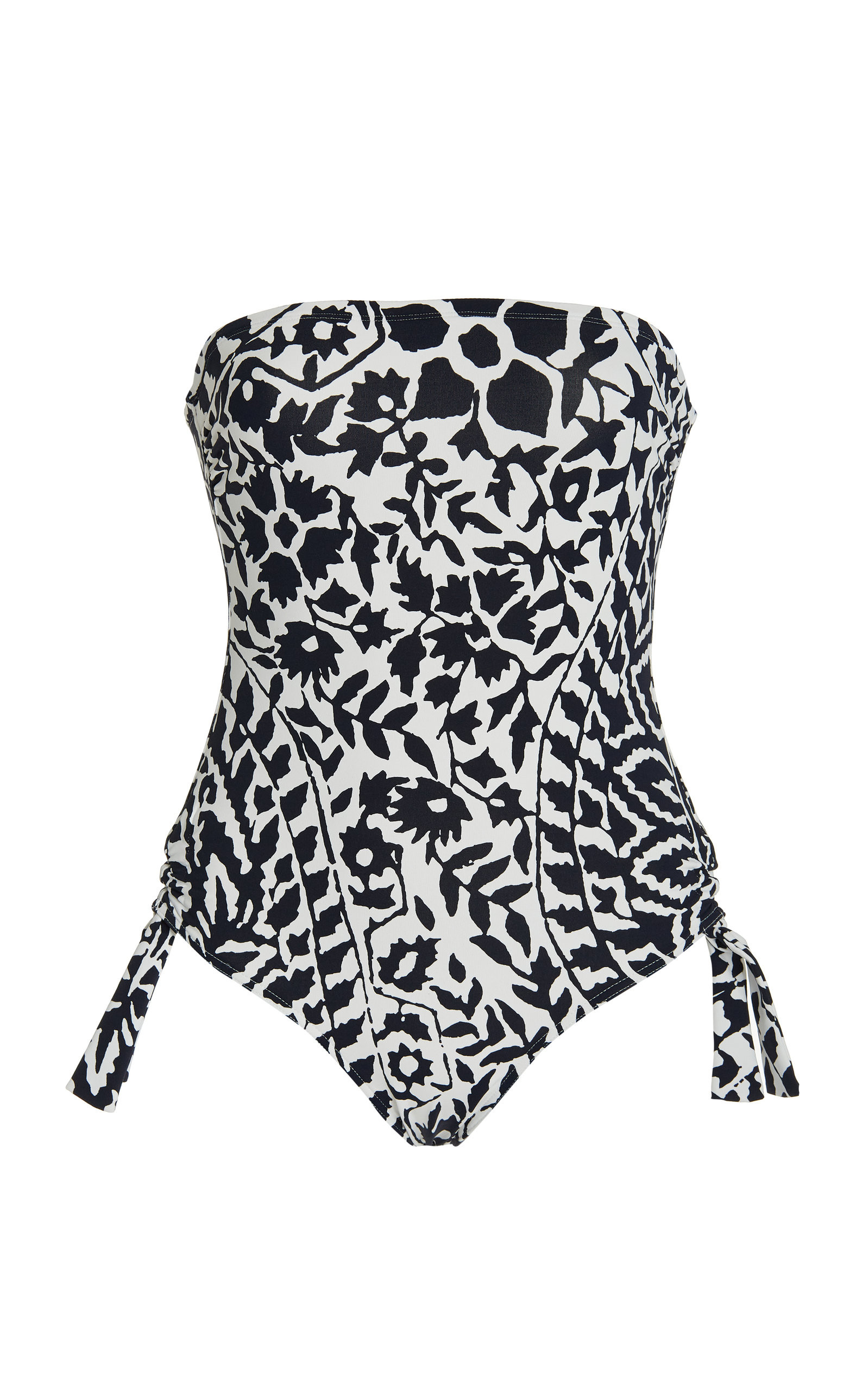 Indira Printed Strapless One-Piece Swimsuit | Moda Operandi (Global)