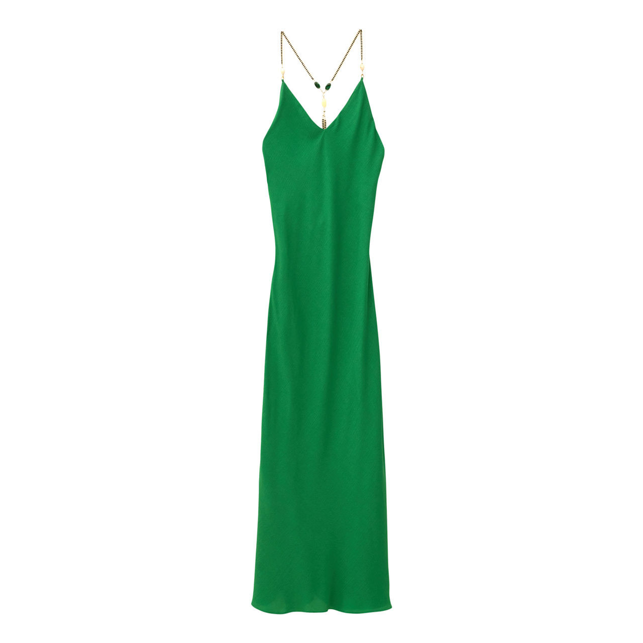 BA&SH Hany Embellished Dress - Green | Brown Thomas (IE)