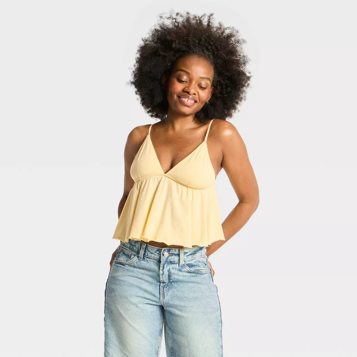 Women's Ruffle Babydoll Cami - Wild Fable™ | Target