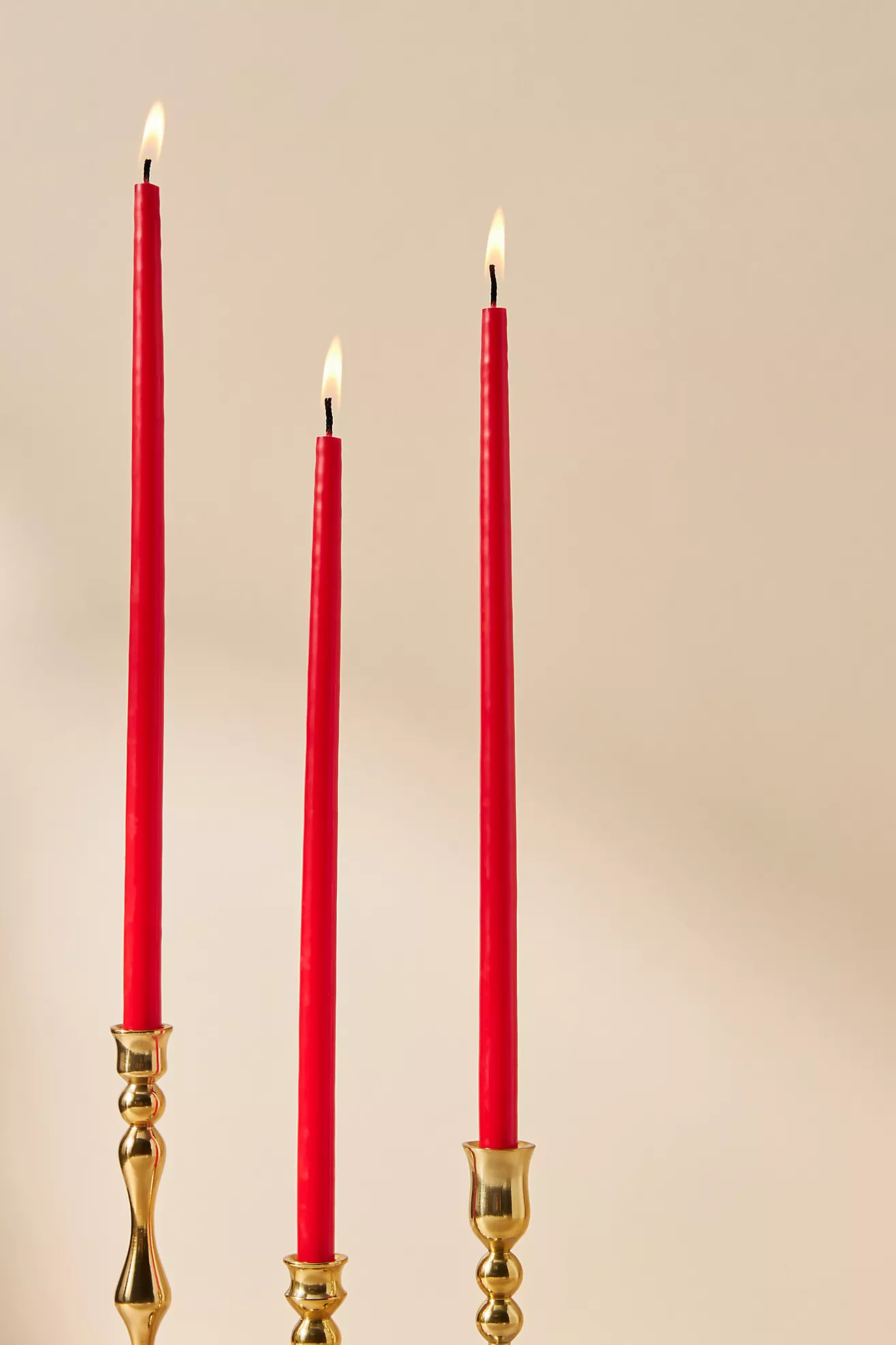 Mini Taper Candles, Set of 12 | Anthropologie (US)