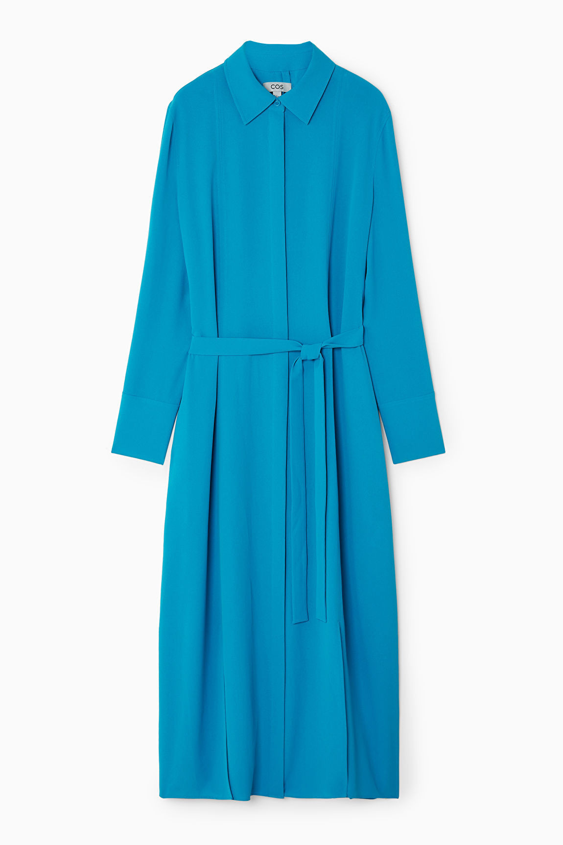 BELTED SHIRT DRESS - BRIGHT TURQUOISE - COS | COS UK