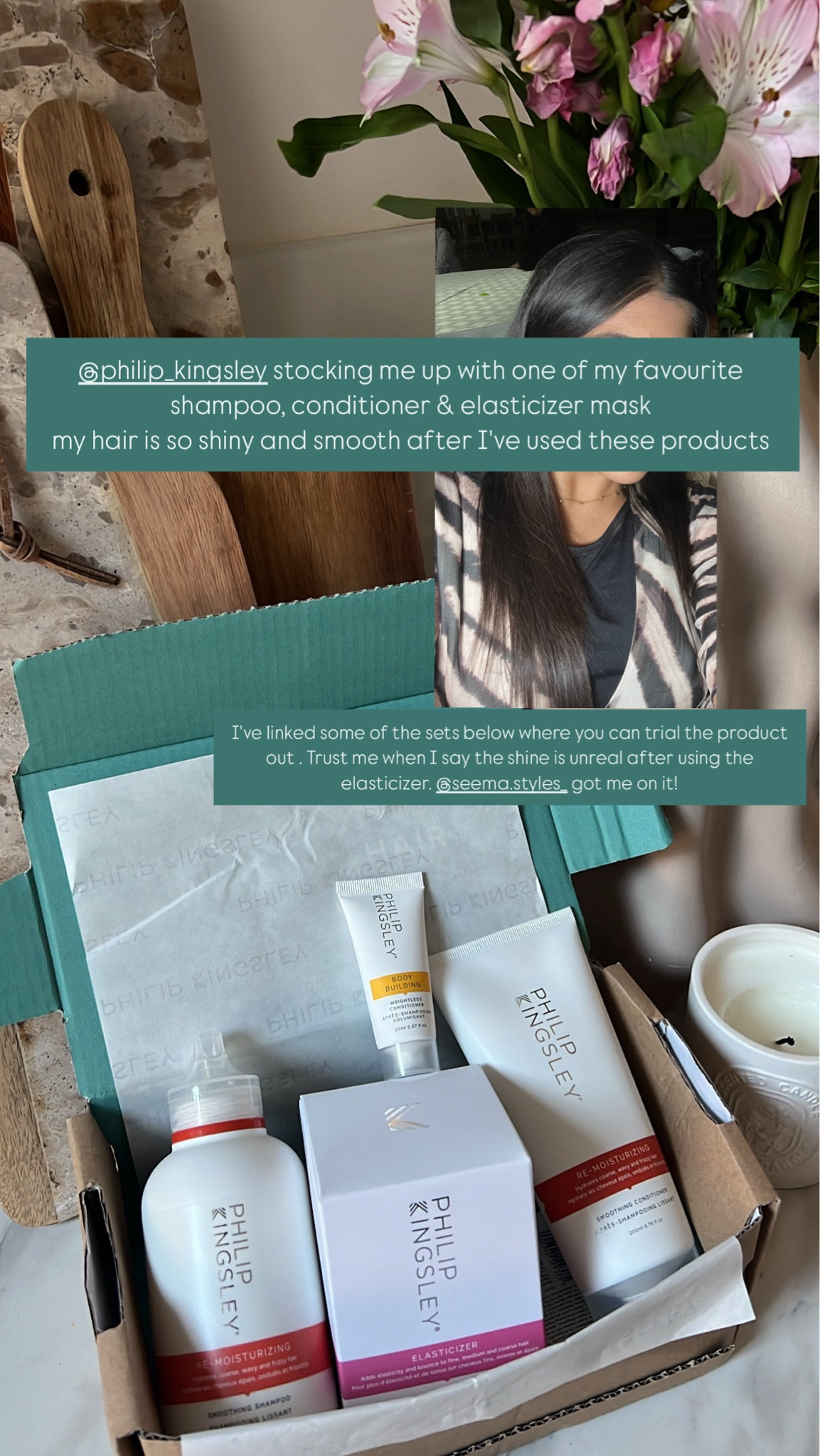 one of my favourite conditioner masks for my hair to give it that sleek shiny finish is the philip kingsley one! you can use my code LFTFAALIYAP for some extra% on most of the products linked on the LookFantastic website 💖

#LTKCyberWeek #LTKgrwm #LTKbeauty