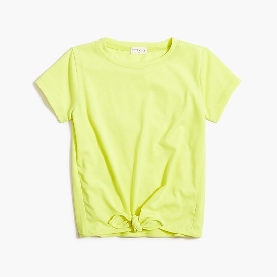 Girls' Tie-front TeeItem BC703 
 Reviews
 
 
 
 
 
1 Review 
 
 |
 
 
Write a Review 
 
 
 
 
ove... | J.Crew Factory