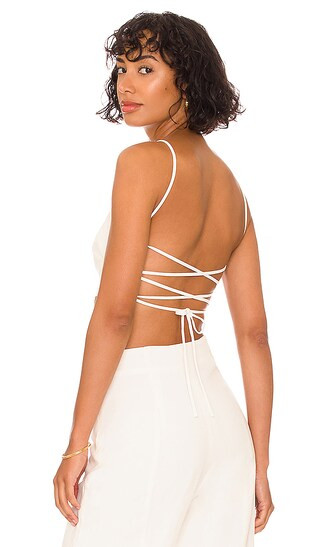 Liv Top in Natural White | Revolve Clothing (Global)
