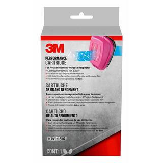 3M OV P100 Replacement Cartridges for Household Multi-Purpose Reusable Respirator (1-Pair) 60921H... | The Home Depot
