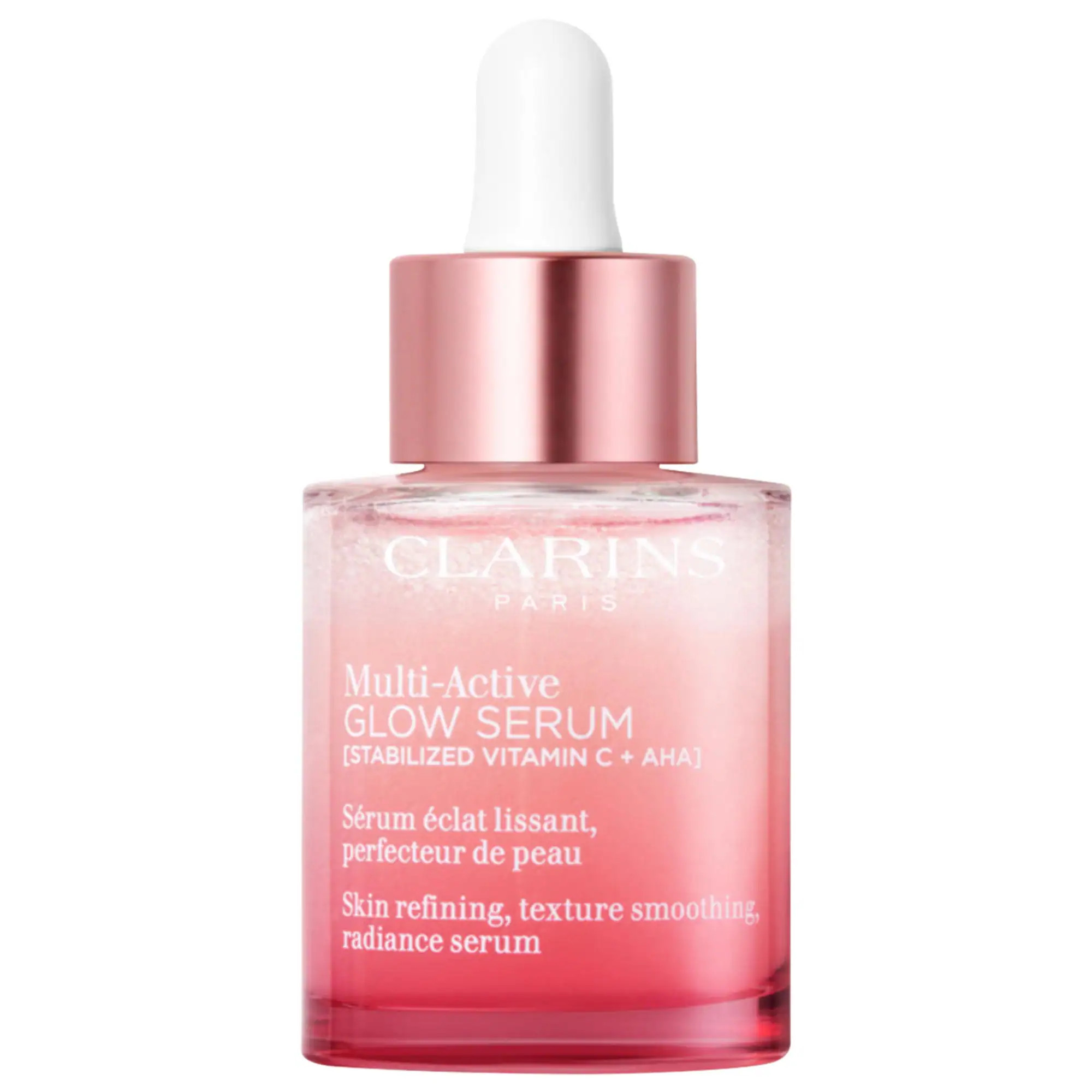 Clarins Multi-Active Brightening Glow Serum with Vitamin C + AHA 1 fl oz/30 mL | Sephora (US)