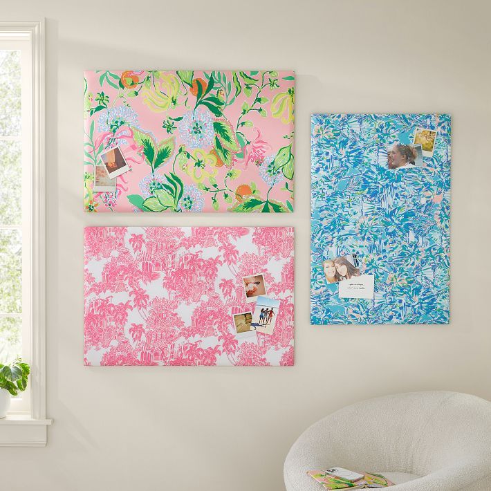 Lilly Pulitzer No Nails Pinboards | Pottery Barn Teen