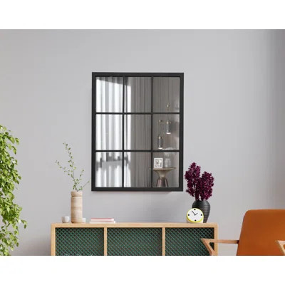 Egberto Rectangular Window Pane Wall Mirror | Wayfair North America