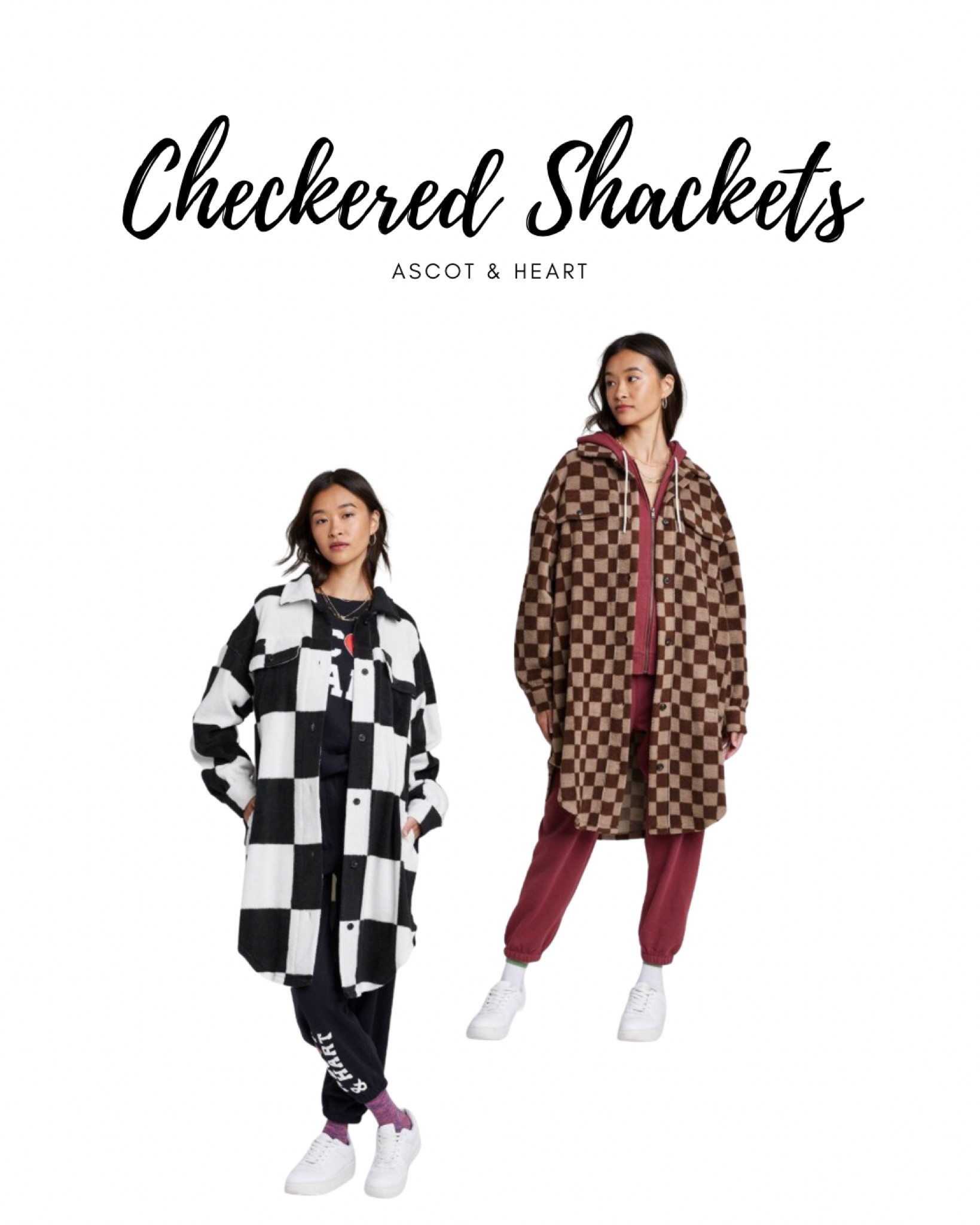 Love these! Long checkered print shackets

#shacket #buffaloplaid #ascotandheart


#LTKfindsunder100 #LTKSeasonal
