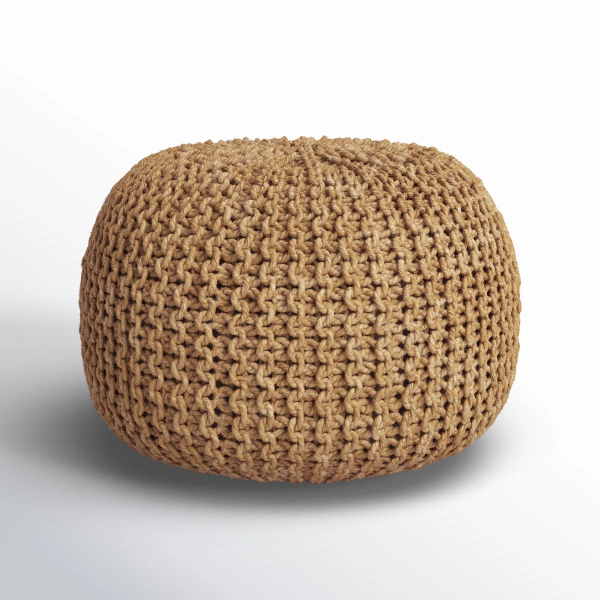 Joss & Main Marah 20" Wide Round Pouf Ottoman & Reviews | Wayfair | Wayfair North America