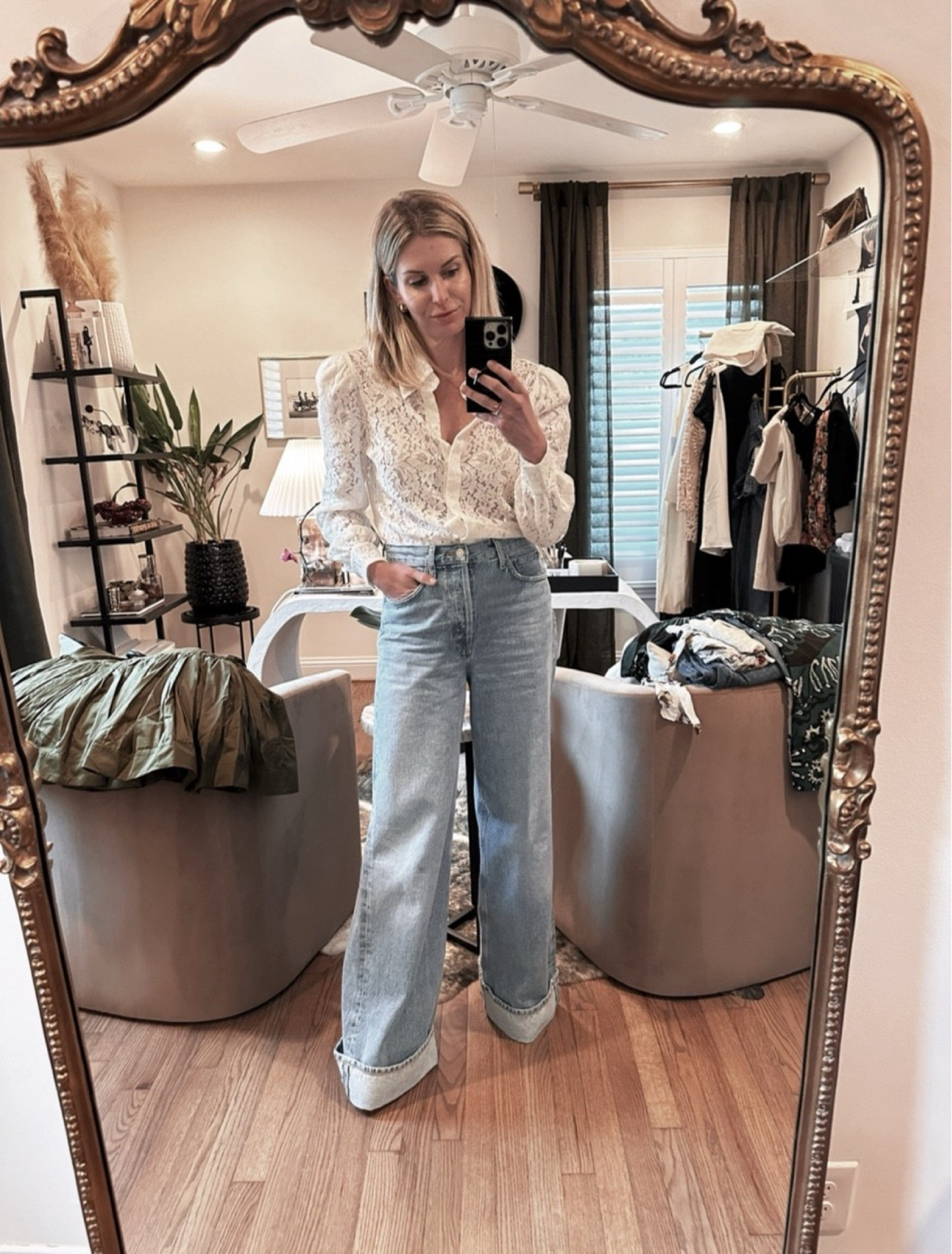 Loving the cuffed jean trend for spring/summer 🤍

#LTKstyletip #LTKSeasonal #LTKworkwear