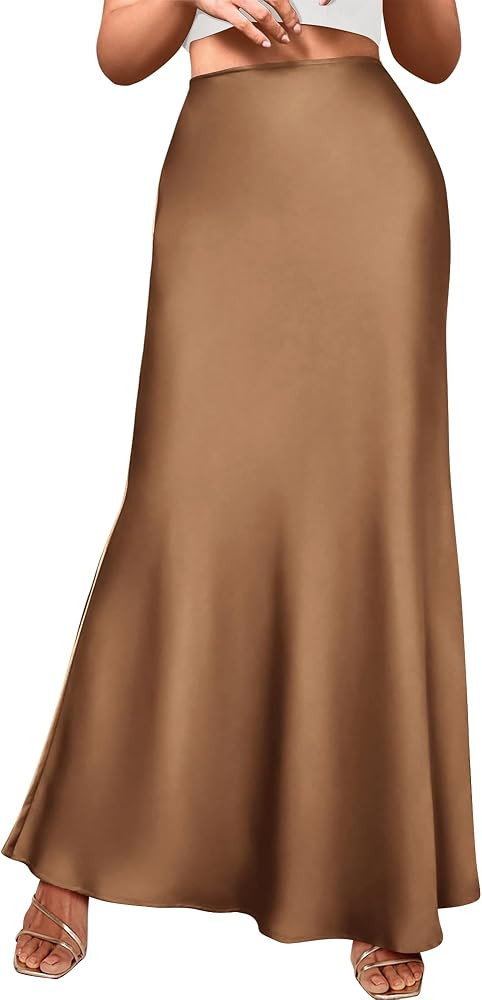 BTFBM Maxi Skirts for Women Business Casual | Amazon (US)