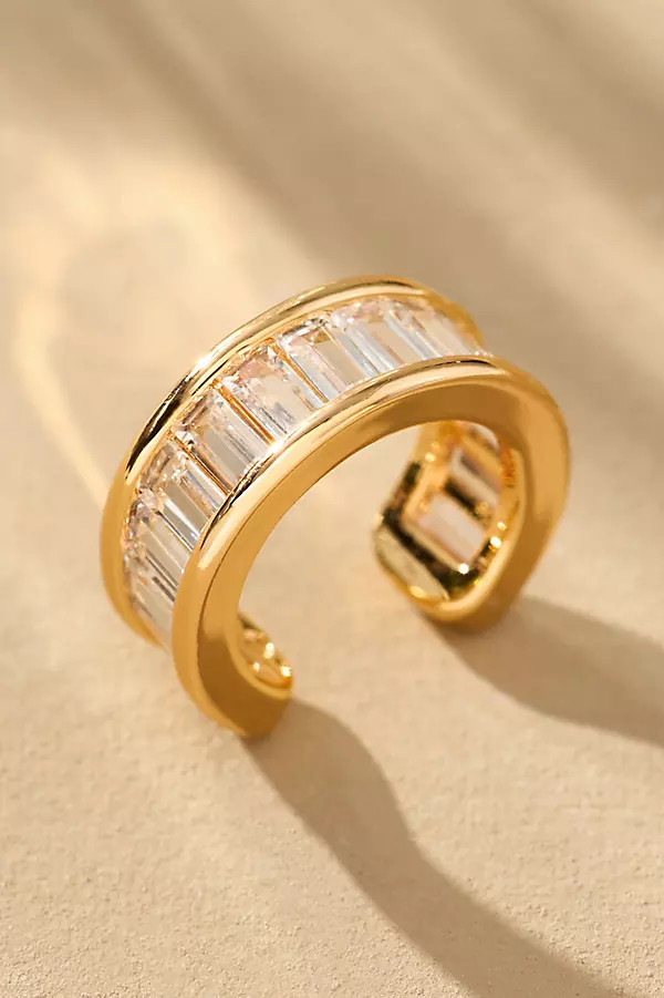 Ettika Class Crystal Ear Cuff | Anthropologie (US)