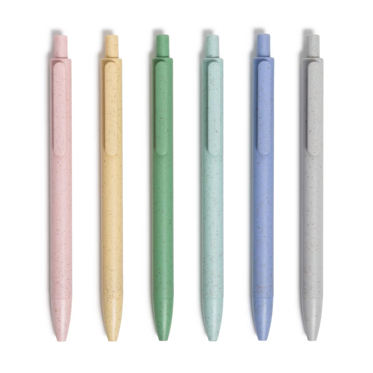 U Brands U-Eco 6pk Ballpoint Pens Core Speckle 0.7mm Black Ink | Target