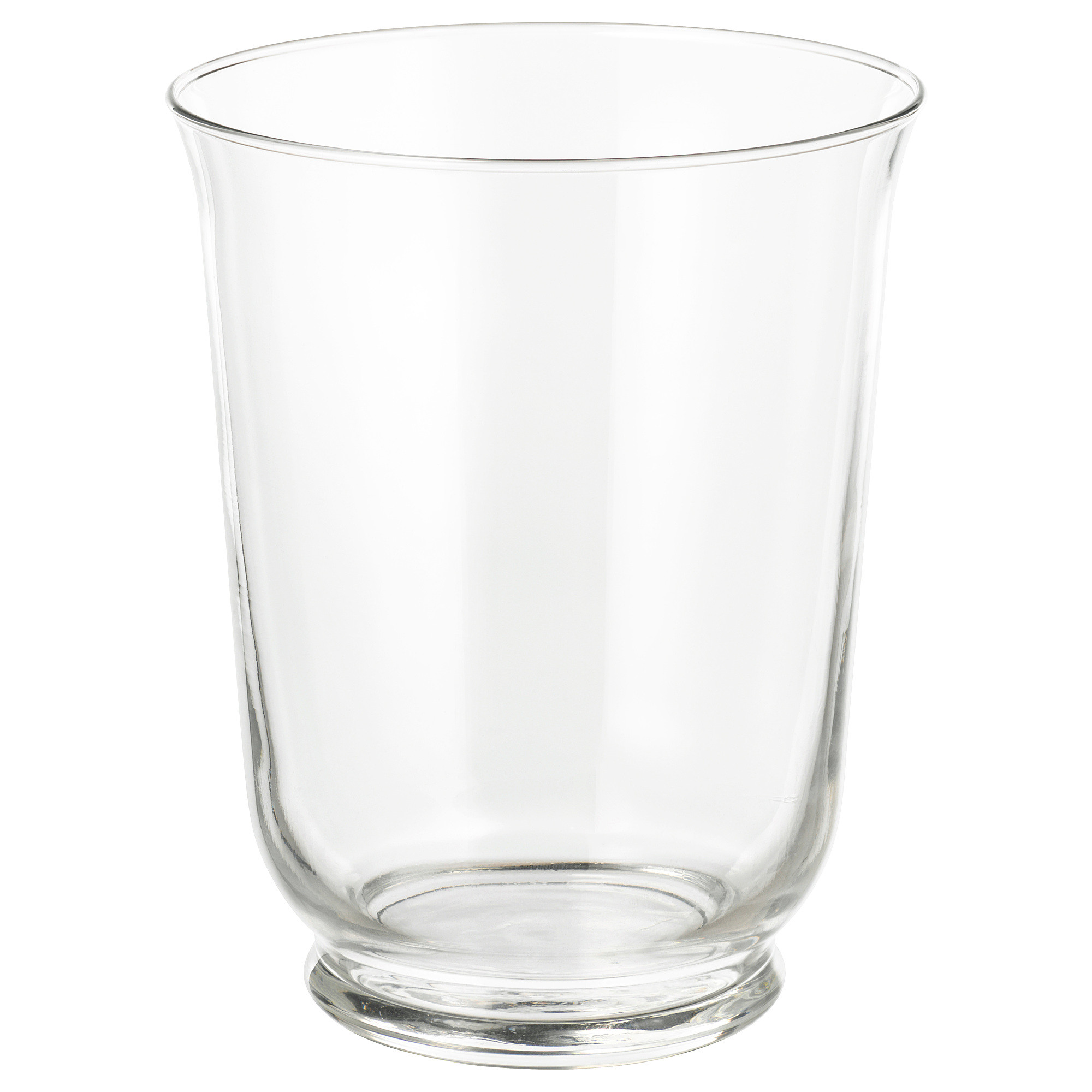 POMP Vase/candle holder, clear glass, 7 " | IKEA US