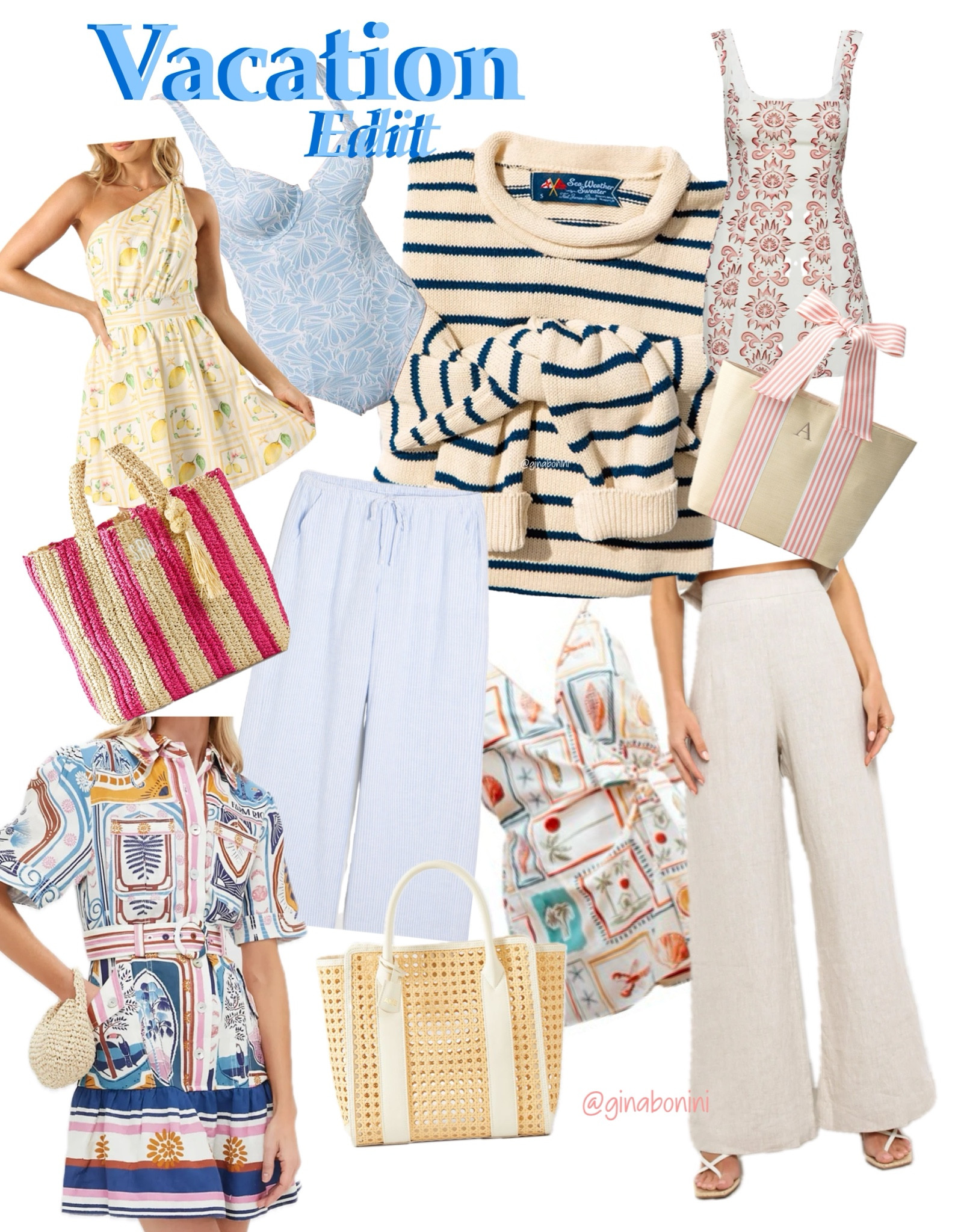 Currently dreaming of warmer weather (and future vacations!) 
Vacation, outfits, tropical, beachwear, resort wear, spring break, preppy, capsule wardrobe, tropicall

#LTKStyleTip #LTKSwim #LTKTravel