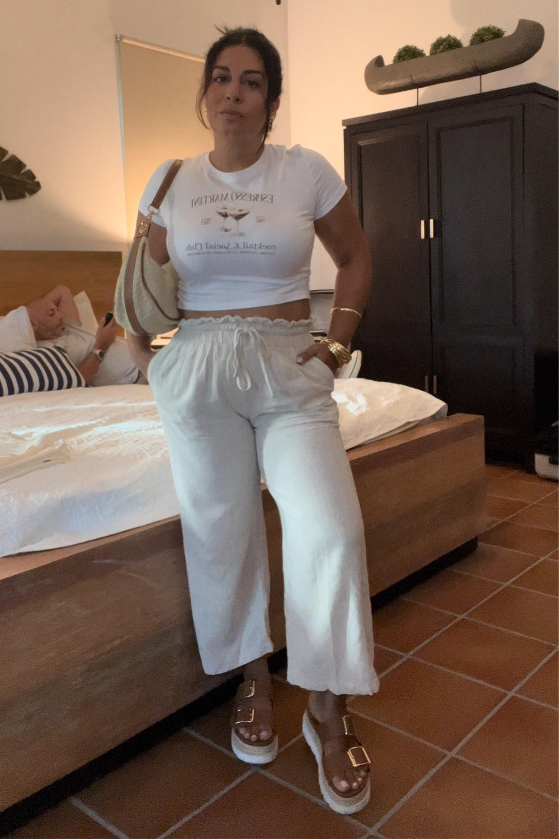 Casual Puerto Rico outfits: M top and pants. 

#LTKItBag #LTKShoeCrush #LTKFindsUnder100