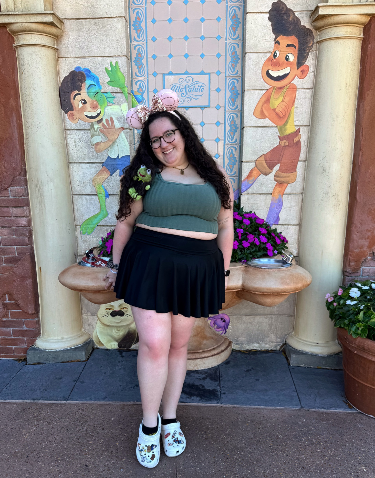 comfy + cute everyday park outfits are the best when exploring festivals around Epcot 💛
#disney #disneyoutfit #epcot 

#LTKWatchNow #LTKTravel #LTKPlusSize