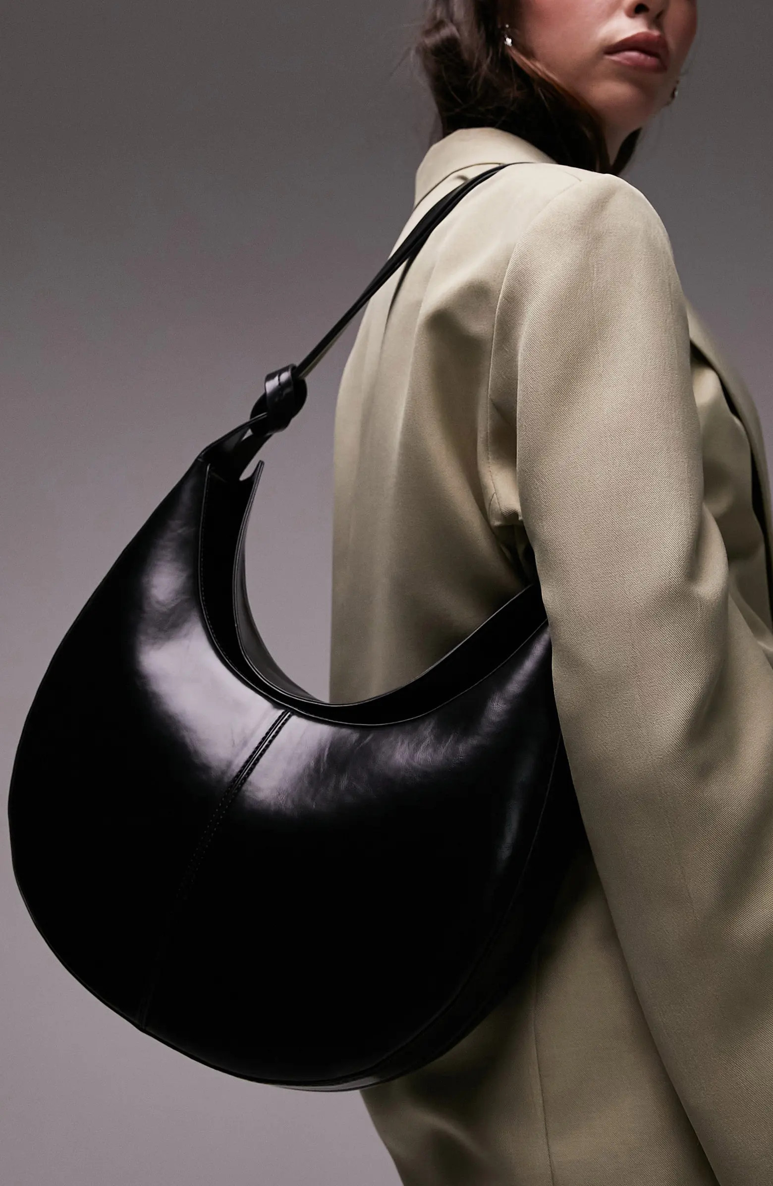 Topshop Stella Faux Leather Scoop Shoulder Bag | Nordstrom | Nordstrom