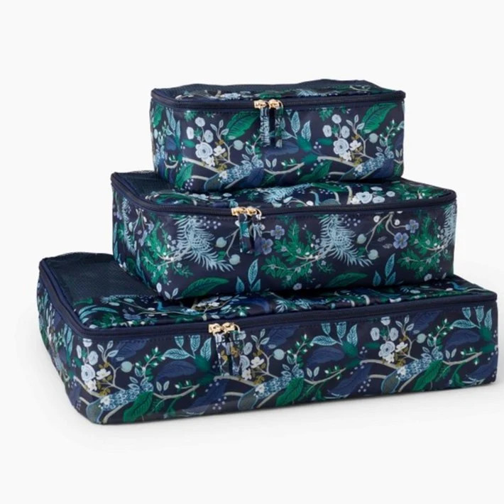 Peacock Packing Cube Set | Modern Locke