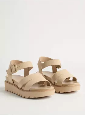 Two-Strap Flatform Sandal (WW) | Torrid (US & Canada)