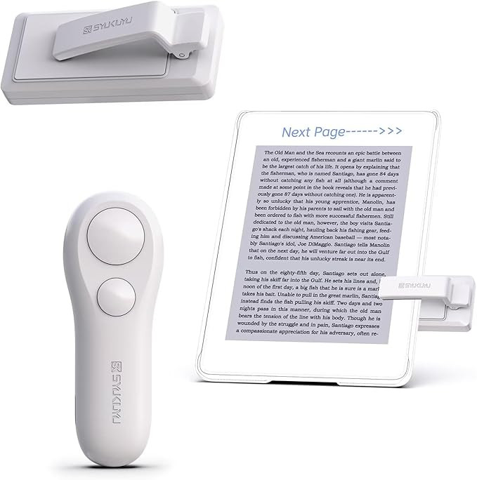 SK SYUKUYU RF Remote Control Page Turner for Kindle Reading Ipad Surface Comics, iPhone Android T... | Amazon (US)