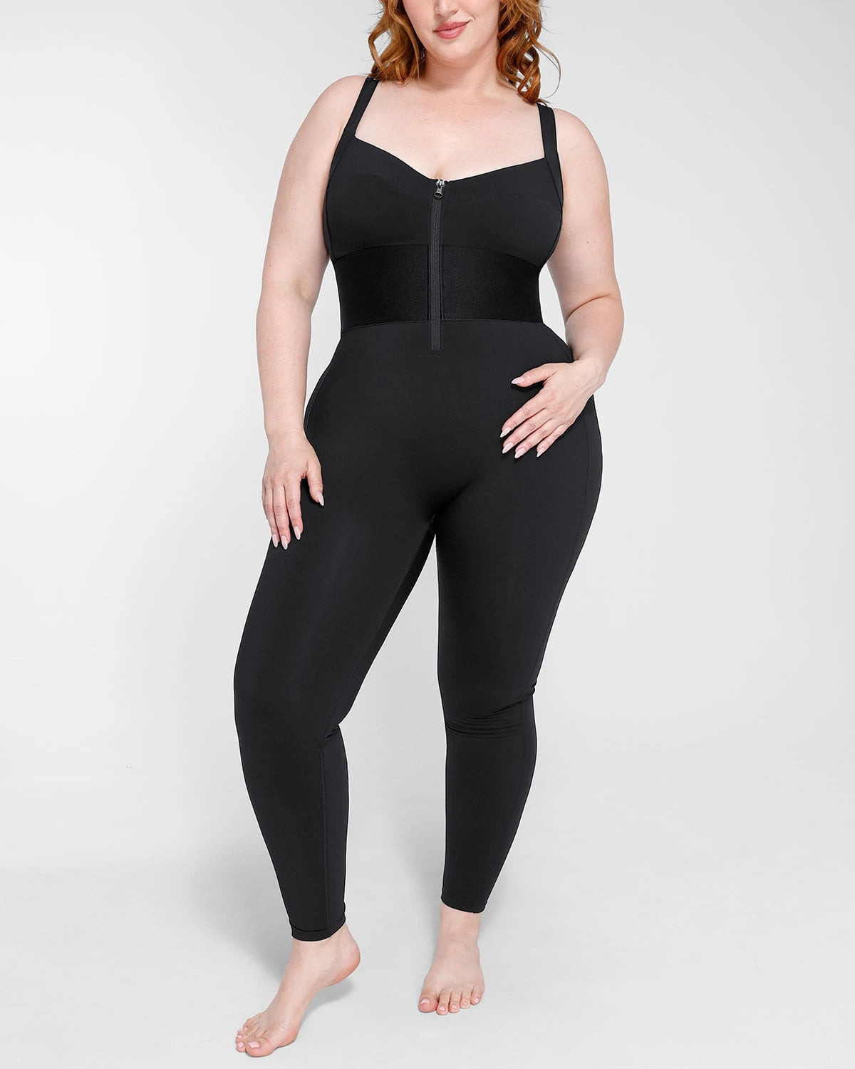 Bare Essentials™ AirSlim® ElasticFuse Waistband Shaping Jumpsuit | Shapellx Affiliate Program
