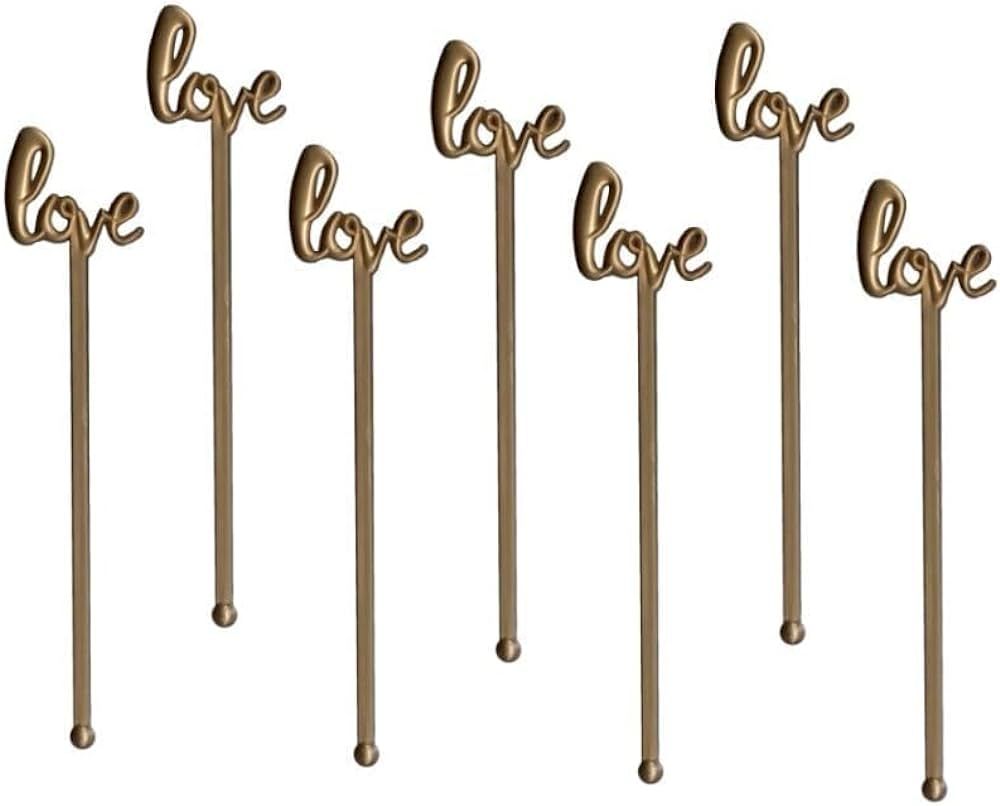 Coffee and Cocktail Stirrers, Reusable Plastic Drink Stirrer Sticks, 48 Swizzle Sticks, Use as a ... | Amazon (US)