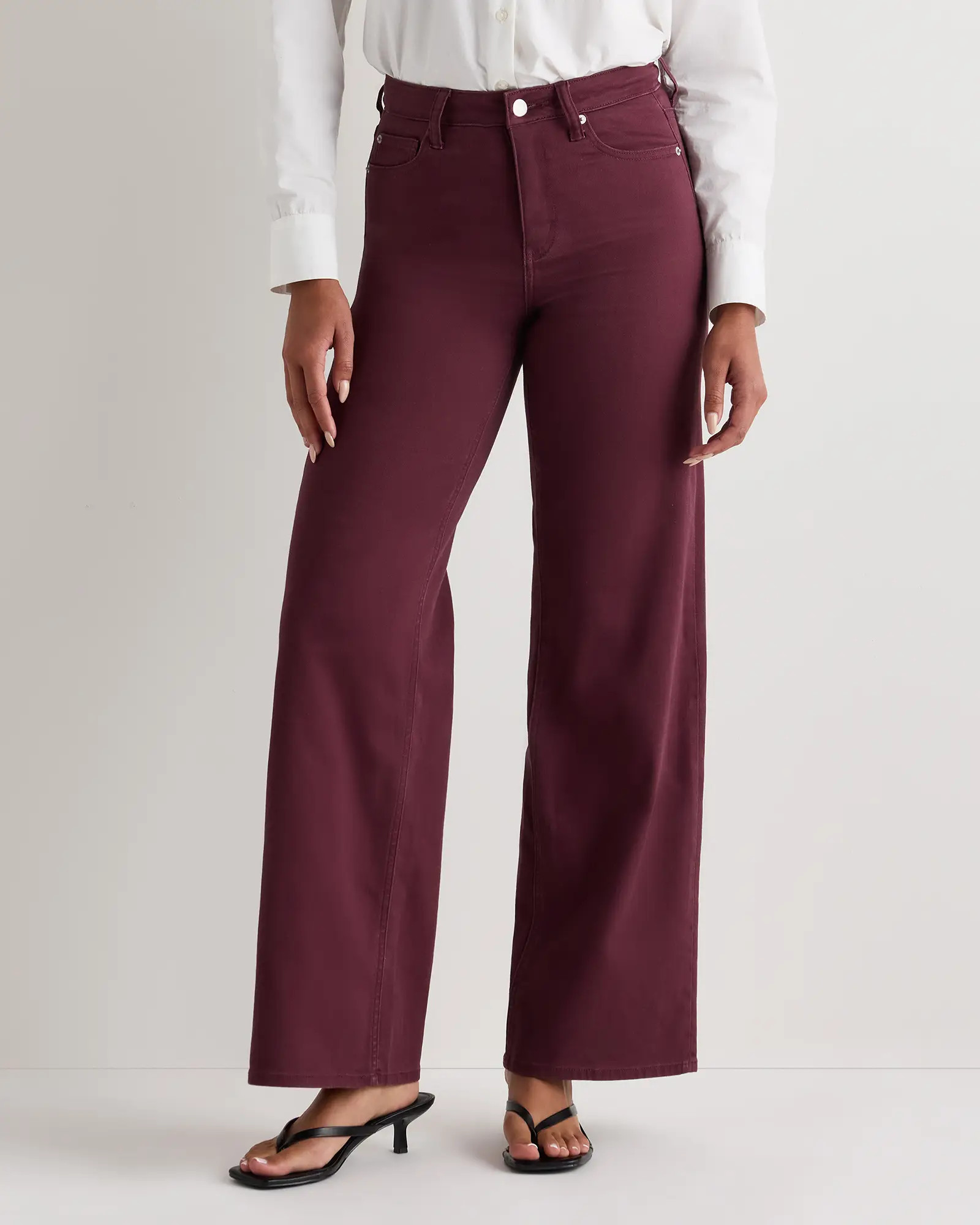 Bella Stretch Wide Leg Jeans | Quince