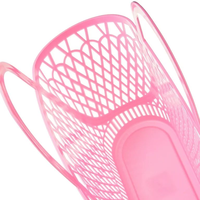 Easter Pink Jelly Tote Basket, by Way To Celebrate - Walmart.com | Walmart (US)