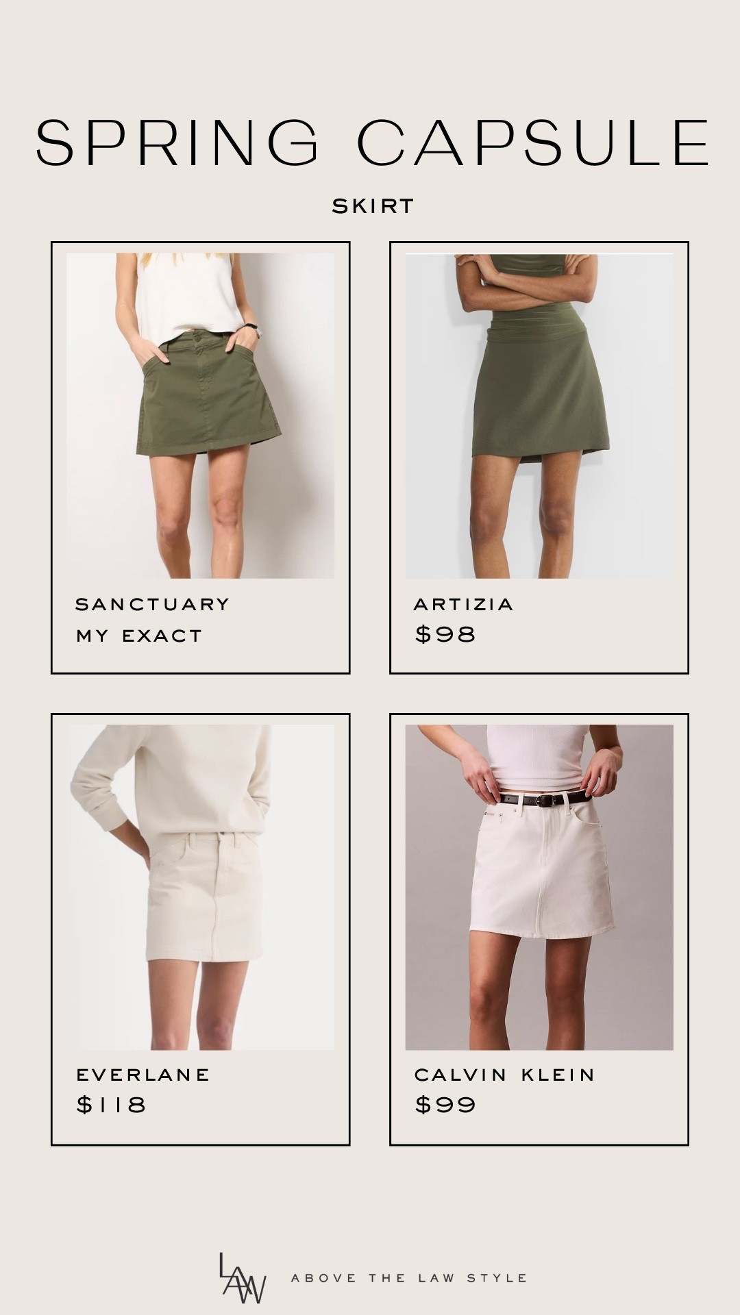 Spring Capsule: Skirt

#LTKOver40 #LTKSeasonal