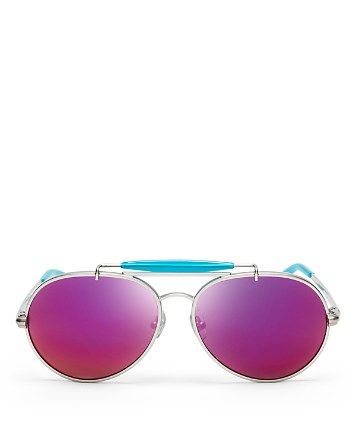 WILDFOX Goldie Aviator Sunglasses | Bloomingdale's (US)