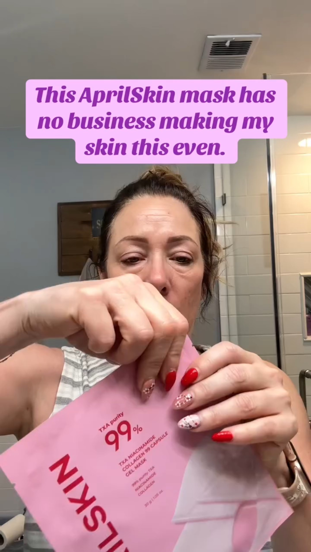 The AprilSkin TXA 99% Facial Mask is that quiet luxury skincare moment—brightens, soothes, and leaves your skin feeling like you’ve just had a pro facial. Add to cart, thank me later. #AprilSkin #TXA99Mask #GlassySkin #SkincareFinds #TikTokSkincare #SheetMaskMoment #KBeautyRoutine #SkinGoals #HyperpigmentationHelp #GlowUpRoutine USA #CapCut