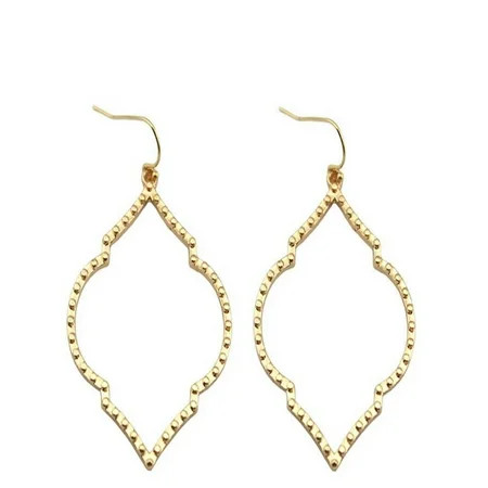 StylesILove Womens Girls Arabesque Chandelier Filigree Statement Earrings (Gold) | Walmart (US)