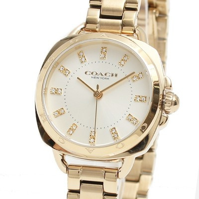 COACH watch 14504153 ladies quartz silver gold | eBay US