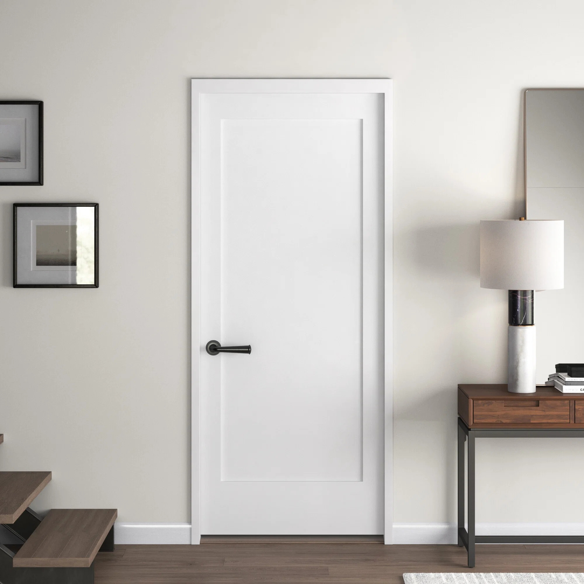 Trimlite Primed 1 Panel Interior Shaker Door Slab & Reviews | Wayfair | Wayfair North America