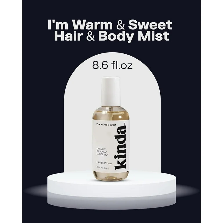 ParfumsBelcam Kinda Warm & Sweet Hair & Body Mist for Women, 8.6 fl oz | Walmart (US)