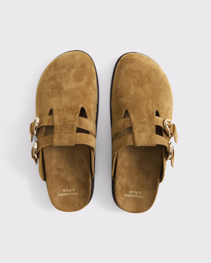 Vegan Suede Clogs | Abercrombie & Fitch (US)