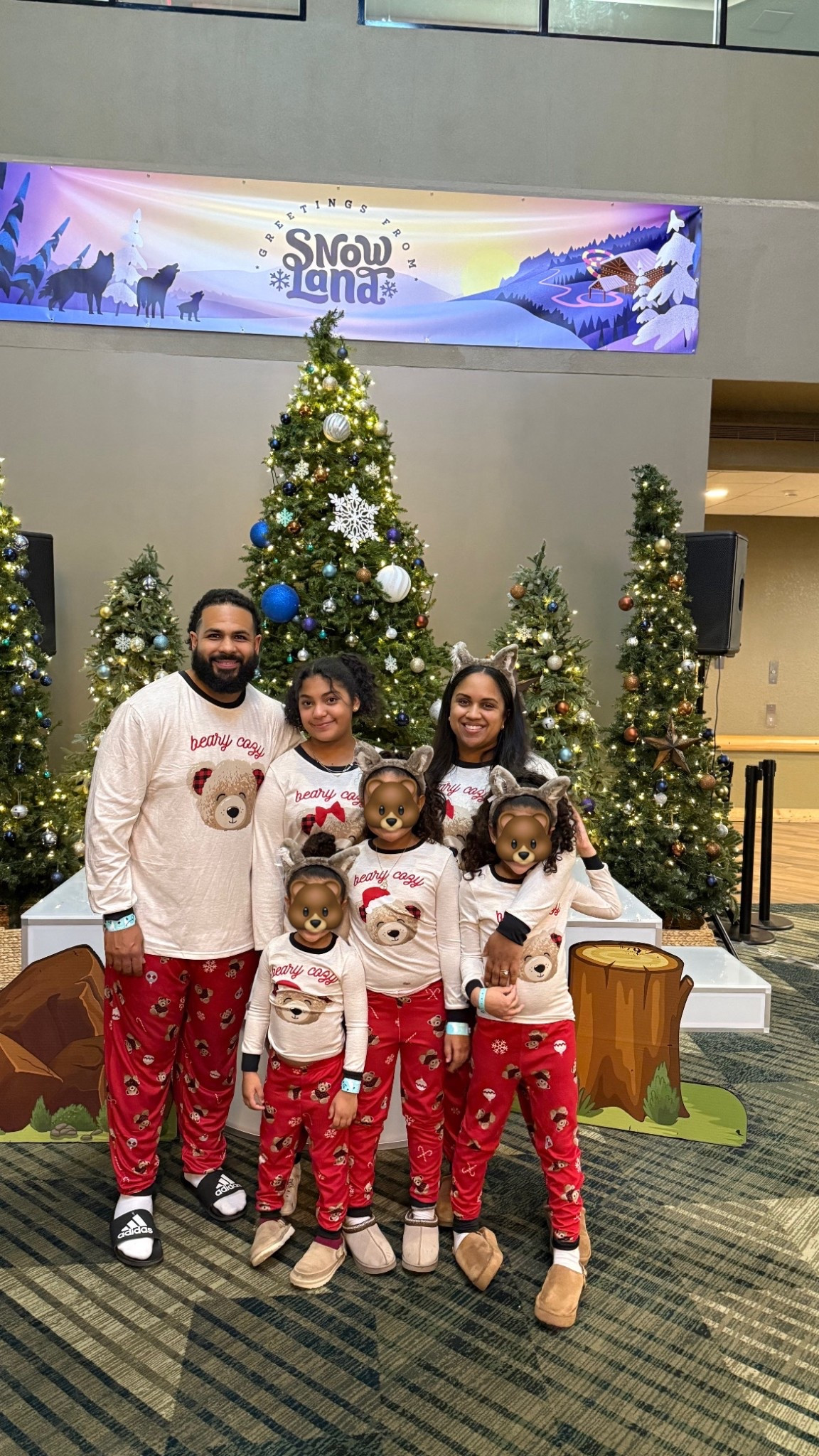 Family matching Christmas pjs