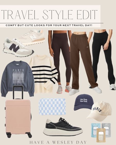 Travel style finds! Chic style pieces to add to your closet that will make your next travel day comfy while still looking cute! 

#travelstyle

Holiday travel outfit. Travel day look. Comfy cute style. Chic but comfortable fashion. Airport outfit. Striped oversized sweater. New balance sneakers. Paris graphic pullover. Travel gift ideas. Graphic baseball cap  

#LTKstyletip #LTKtravel #LTKSeasonal