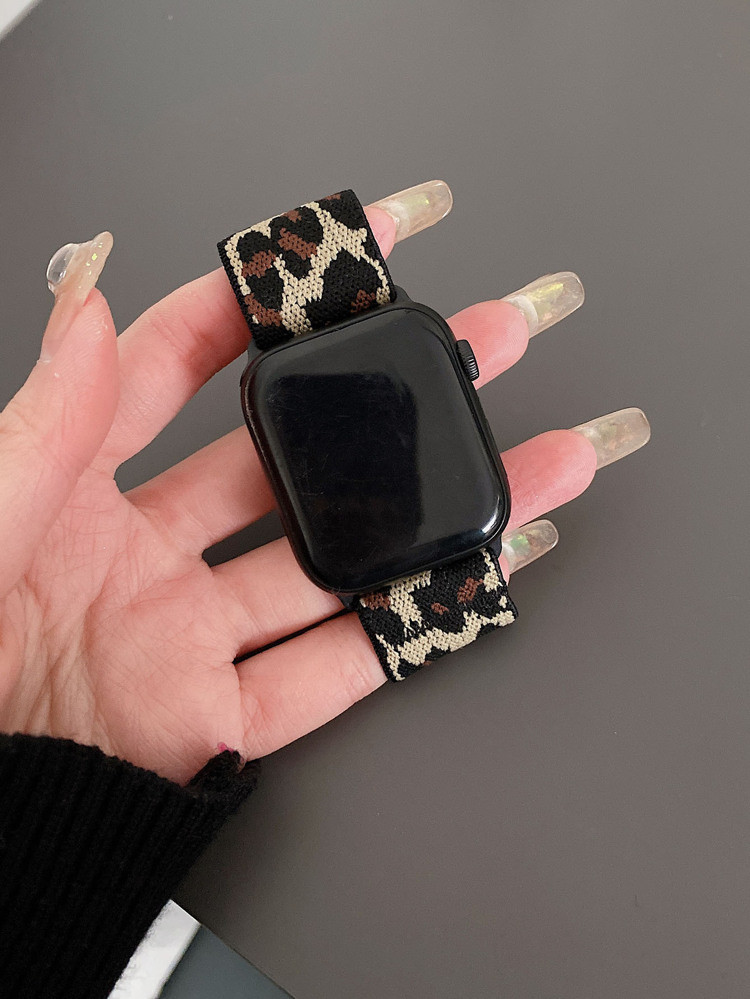 Leopard Watchband Compatible With Apple Watch | SHEIN