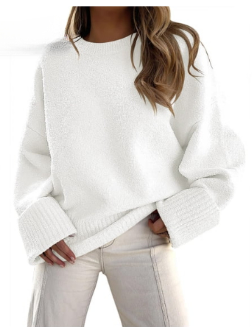 Cozy season is calling 🤍 This oversized chunky knit sweater is the perfect easy throw-on for fall. I love the relaxed fit and the fact that it looks cute with jeans, leggings, or dressed up a little.

Linked it here!
#LTKFinds #FallFashion #FallOutfits #SweaterWeather #AmazonFashion #WalmartFinds 

 #LTKSeasonal #LTKOver40 #LTKSaleAlert