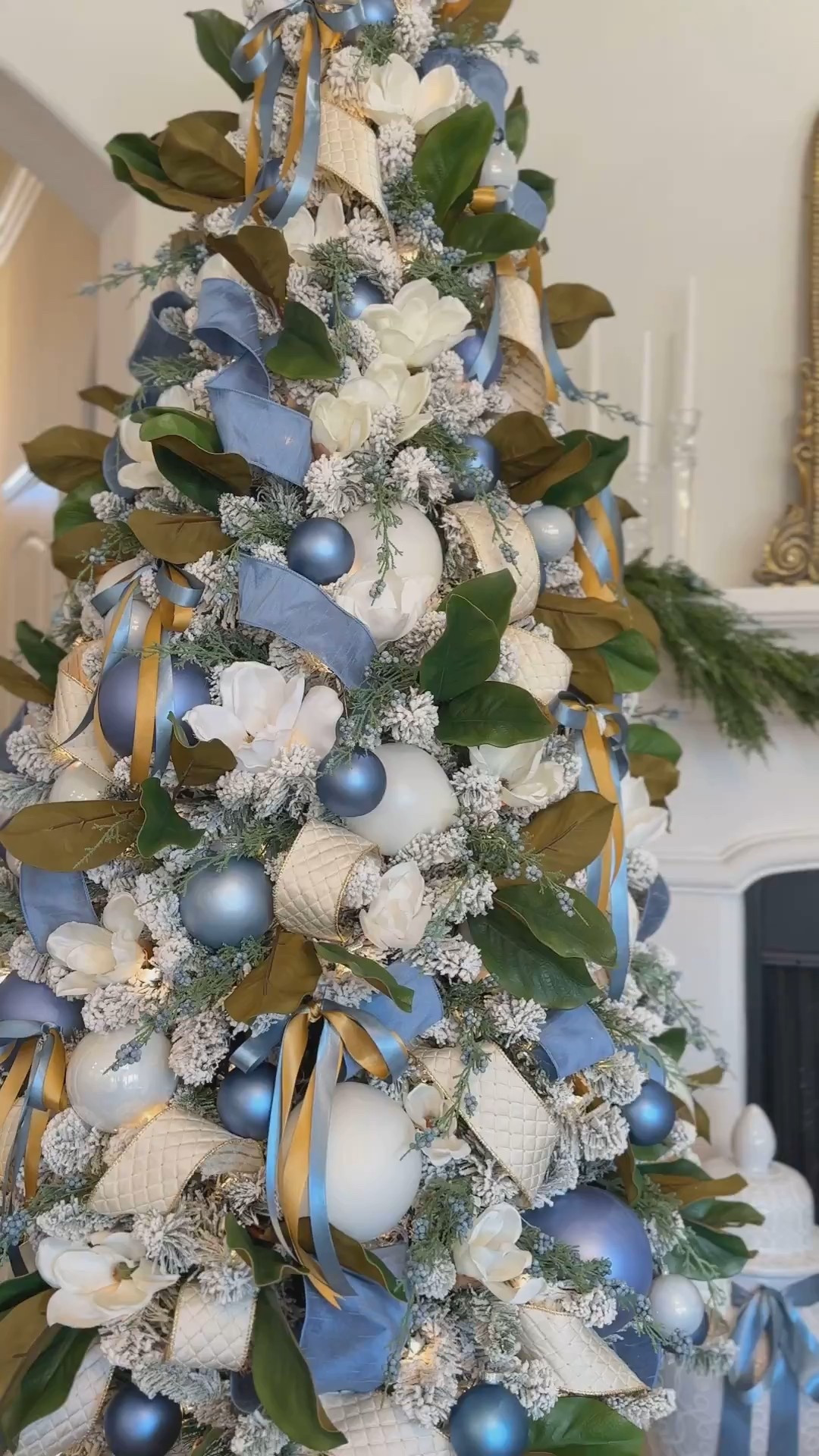 $85 flocked Christmas tree! Also linking my French urn tree stand! 

#LTKHome #LTKSaleAlert #LTKFindsUnder50