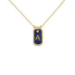 Blue Moon Initial Necklace | Sequin