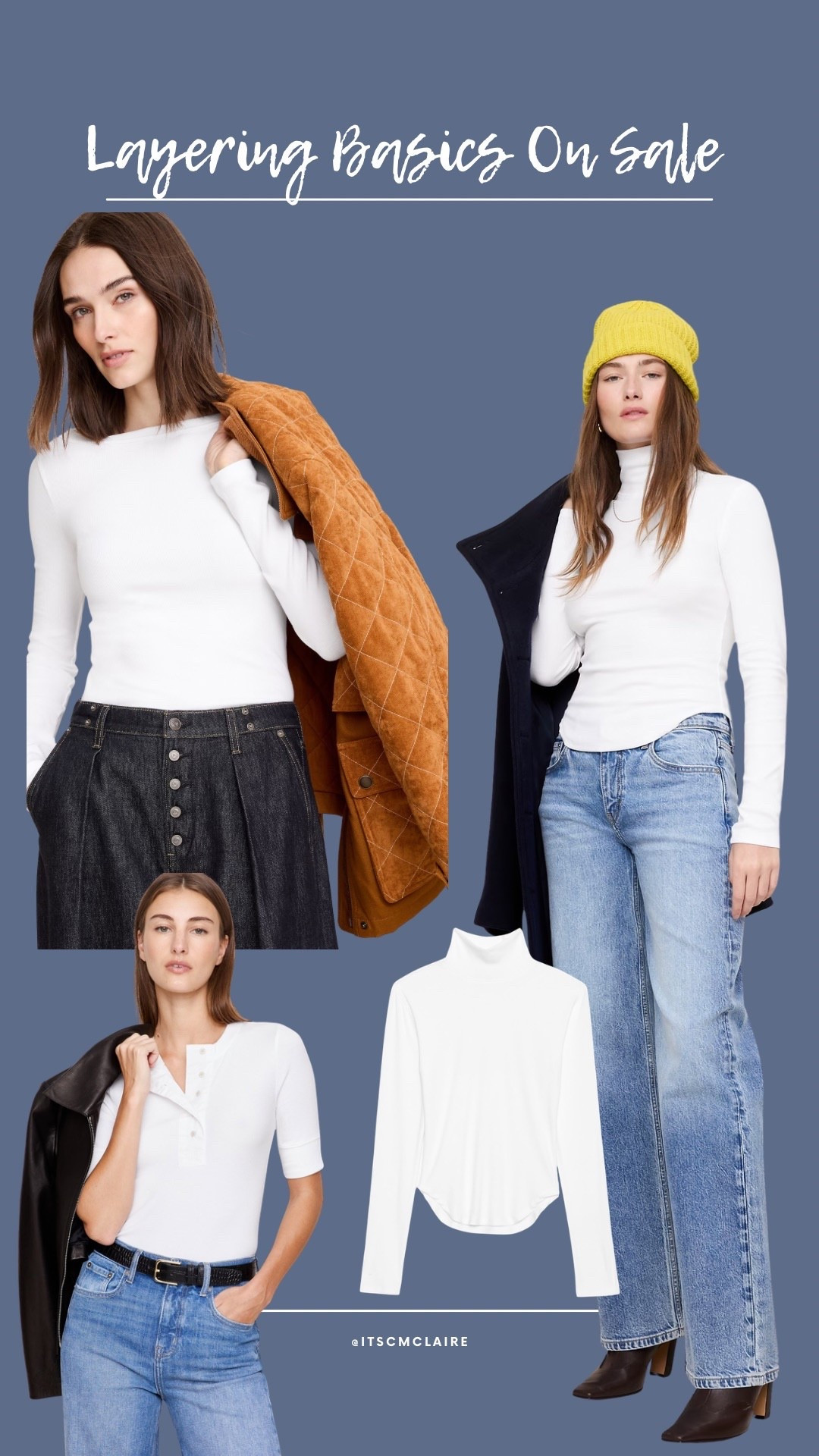 I got the boat neck and turtleneck ribbed knit in a size large. The fit of these feel amazing. Not too tight, but not too loose. They will both work great as layering pieces for this winter  

#LTKOver40 #LTKSaleAlert #LTKMidsize