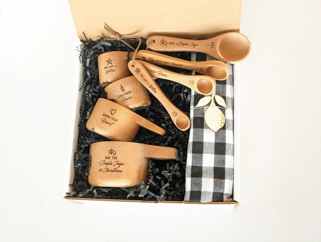 Measuring Cups & Spoons Set for Baker, Christmas Baking Gift Box - Etsy | Etsy (US)