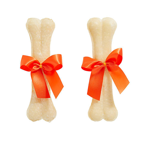 Thrills & Chills&trade; Halloween Kind of a Pig Deal&trade; Rawhide-Free Pork Hide Bones Dog Trea... | PetSmart
