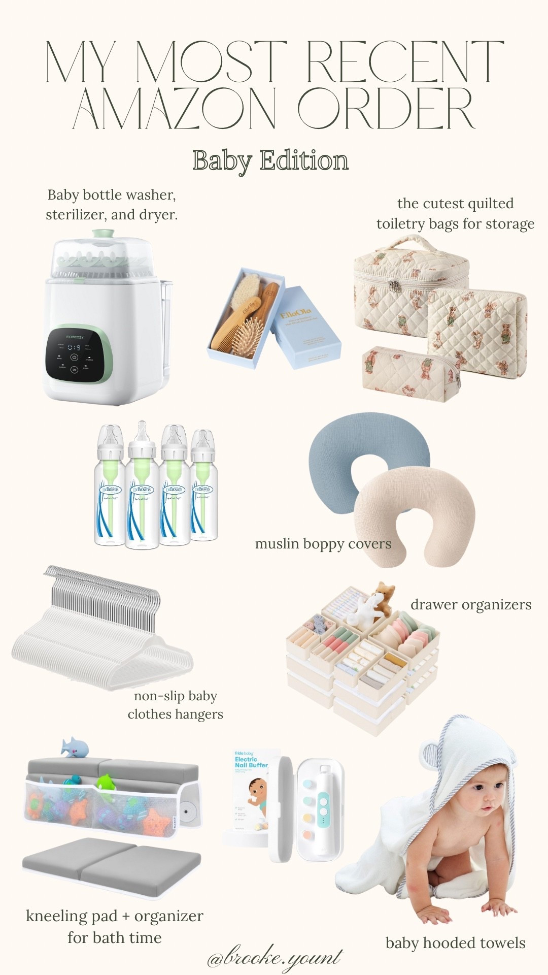 With just one month until our baby boy arrives, we are in full nesting mode. Here is my most recent Amazon order as a second time Mom; baby edition 🍼

Amazon Most Recent | Baby Essentials | Baby Registry | Baby Nursery 

#LTKBump #LTKFamily #LTKBaby