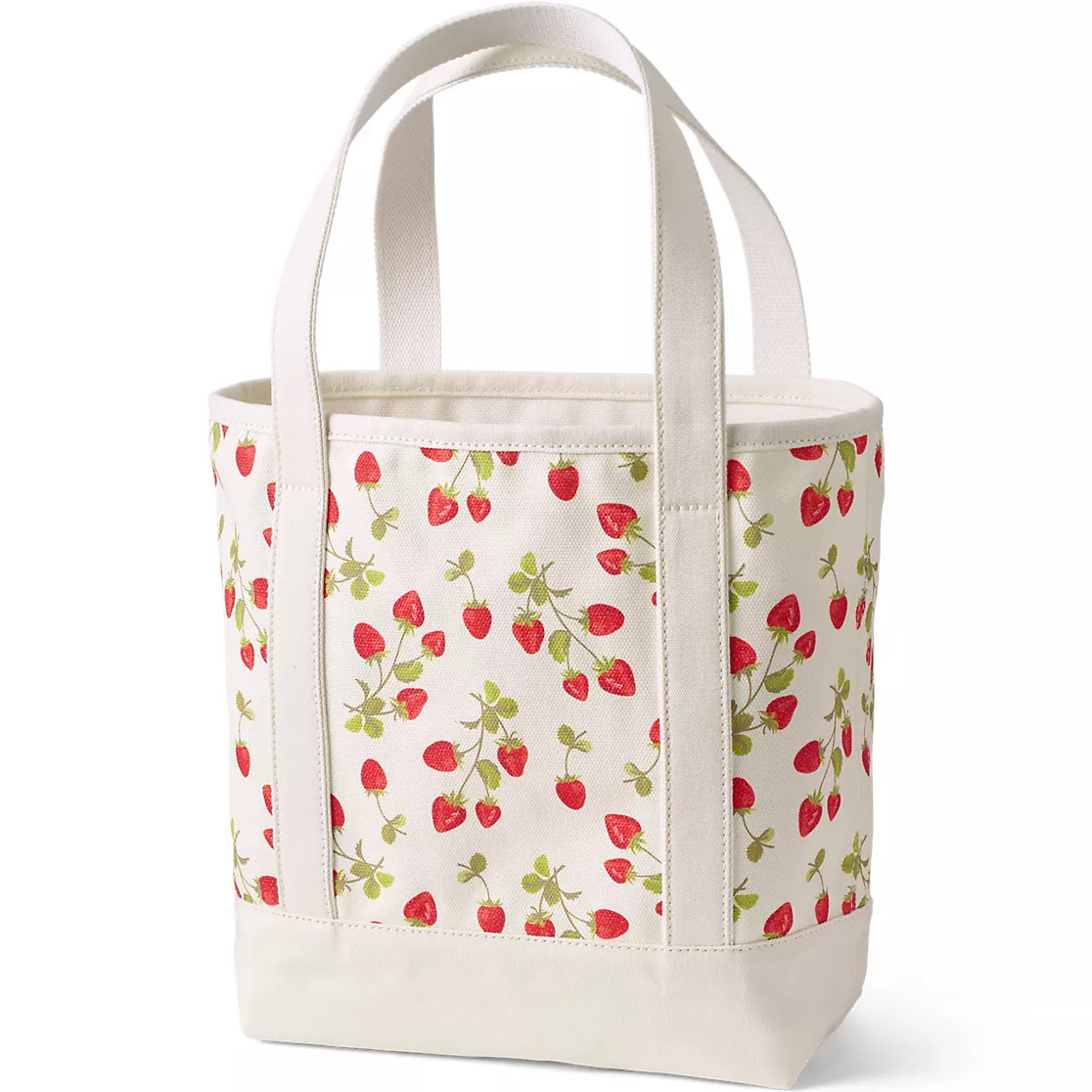 Medium Print 5 Pocket Open Top Canvas Tote Bag | Lands' End (US)