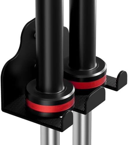 Barbell Wall Holder,Single Barbell wall Mount Hanger,Garage Gym Bar Wall Rack,Vertical Olympic Ha... | Amazon (US)